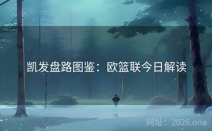 凯发盘路图鉴:欧篮联今日解读