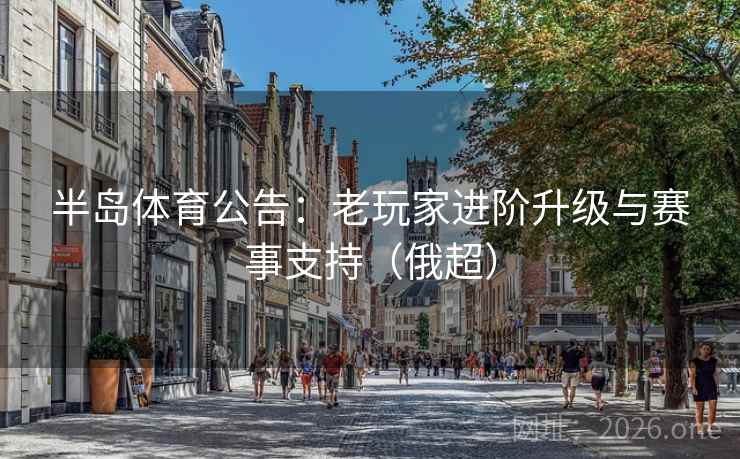 半岛体育公告:老玩家进阶升级与赛事支持(俄超)